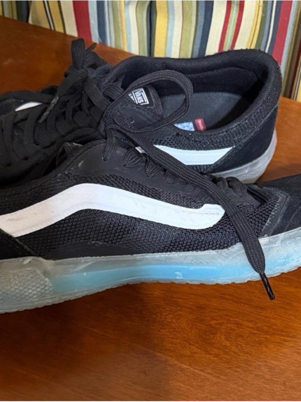 Rare Men’s Vans Men's A.V.E. Size 8 Classic Black and White Skateboarding Show - Picture 4 of 13